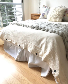 Cubre edredón crudo - comprar online