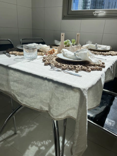 Mantel gasa algodón