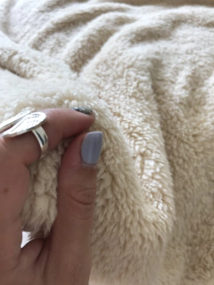 Manta de corderito (2 plazas o queen) en internet