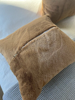 Almohadón Paris piel camel - Parcelle Home