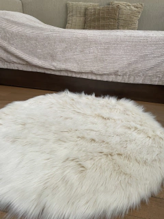Alfombra redonda pelo crudo - comprar online