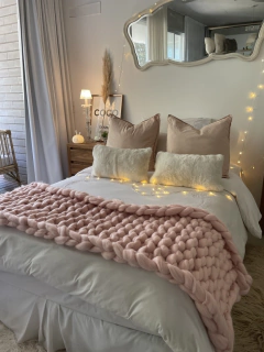 Almohadón Paris piel blanca 30x50 - comprar online