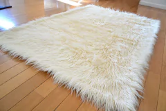 Alfombra pelo largo crudo - comprar online