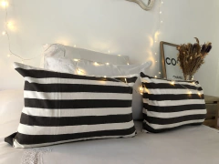 Almohadón rayas negras - Parcelle Home