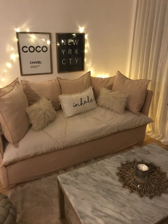 Almohadón Inhale- exhale con flecos - tienda online