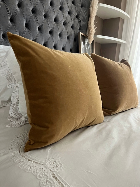 Almohadón pana camel - comprar online