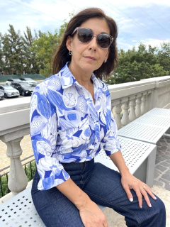 Camisa La Bordevoy Mujer, LEMON BLUE - tienda online