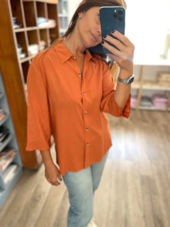 CAMISA LA BORDEVOY MUJER, LADRILLO - comprar online