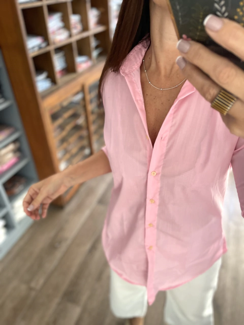 CAMISA LA BORDEVOY MUJER, ROSA