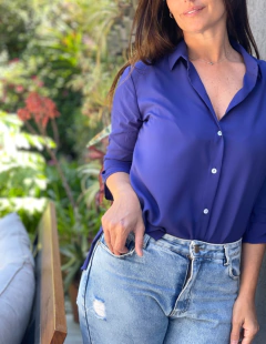 Camisa La Bordevoy Mujer Azul