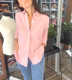 CAMISA LA BORDEVOY MUJER, ROSA TELA QUE NO SE PLANCHA - tienda online