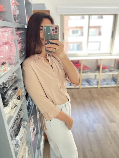 CAMISA LA BORDEVOY MUJER, BEIGE