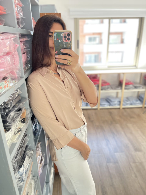 CAMISA LA BORDEVOY MUJER, BEIGE