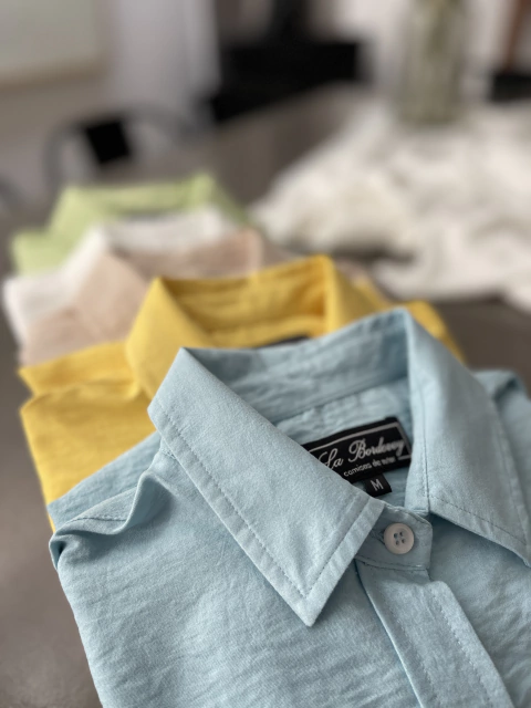 CAMISA LA BORDEVOY, CIELO