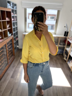 CAMISA LA BORDEVOY MUJER, AMARILLO - tienda online