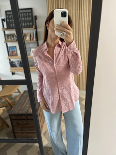CAMISA LA BORDEVOY MUJER, BRODERIE ROSA - comprar online