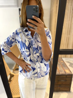 Camisa La Bordevoy Mujer, LEMON BLUE