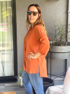 Imagen de CAMISA LA BORDEVOY MUJER, LADRILLO