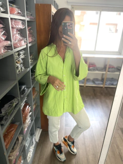 CAMISA LA BORDEVOY MUJER, TOTTENHAM VERDE MANZANA