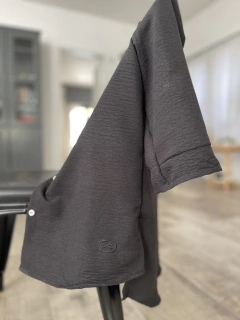 CAMISA LA BORDEVOY MUJER, NEGRA