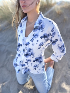 Camisa La Bordevoy Mujer Mediterraneo