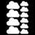 Kit de Adesivos - Nuvens Mistas na internet