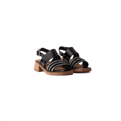 Sandalia Panna Negro Charol - comprar online