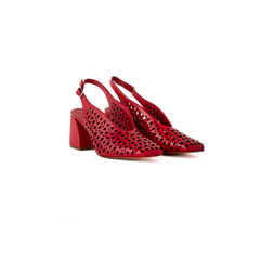 Zueco Saphirus Rojo Charol - comprar online