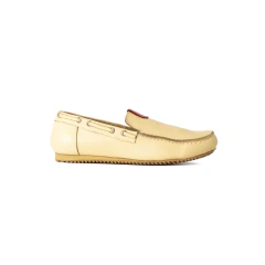 Mocasin Cervo de Cuero Amarillo