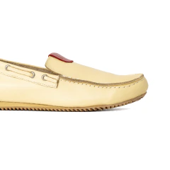 Mocasin Cervo de Cuero Amarillo - tienda online