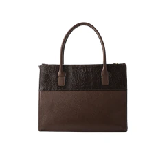Cartera Telma de Cuero Marron Chocolate en internet