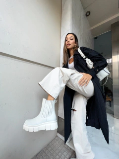 Bota Pilar de Cuero Natural - tienda online