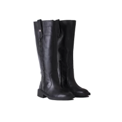 Bota Plomer de Cuero Negro en internet