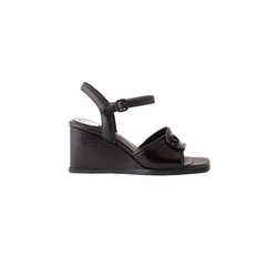 Sandalia Linna Negro Charol