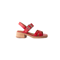 Sandalia Manzi Rojo Charol
