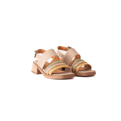 Sandalia Panna Natural Combinado - comprar online