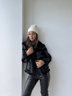Campera Napalan Reversible Gusa Negro - comprar online