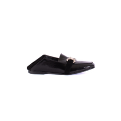 Mocasin Lela Negro Charol - comprar online