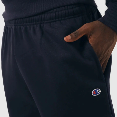 Calça Moletom Champion Elastico Athletic Relaxed Hem - Navy na internet