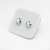 Aros Chispas Chaton 6mm Preciosa - Blühend Crystals