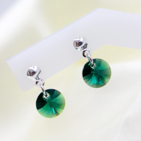 Aros Monedas 8mm - Blühend Crystals