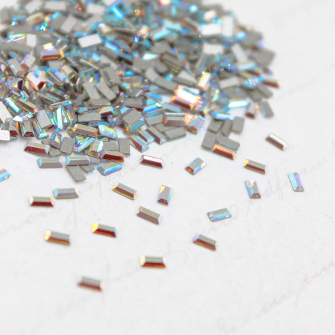 Flatbacks Baguette 3,7 MM (10 unidades)