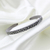 Pulsera Crystal Band Centro Mix Gris