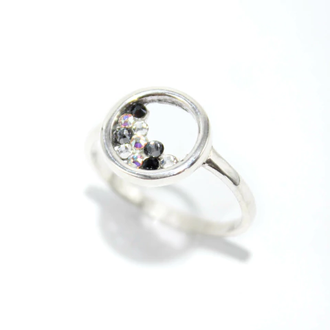Anillo Eclipse - Blühend Crystals