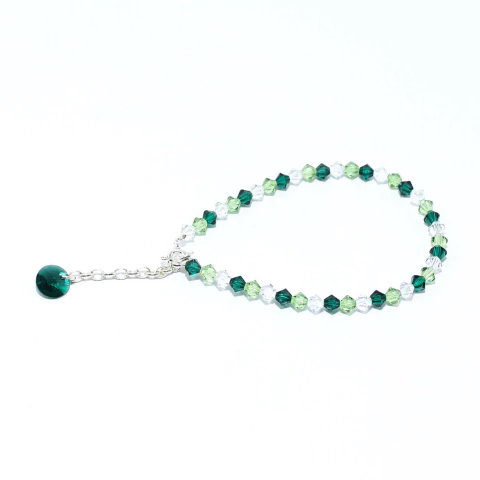 Pulseras Verdes - Cristales de Swarovski® 4mm - comprar online