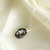 Dije Elliptic Cut 11mm - Silver Night