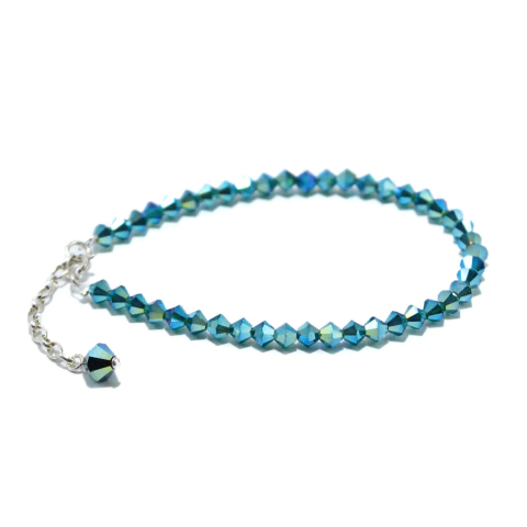 Imagen de Pulseras Azules y Verdes - Preciosa® Crystals 4 mm