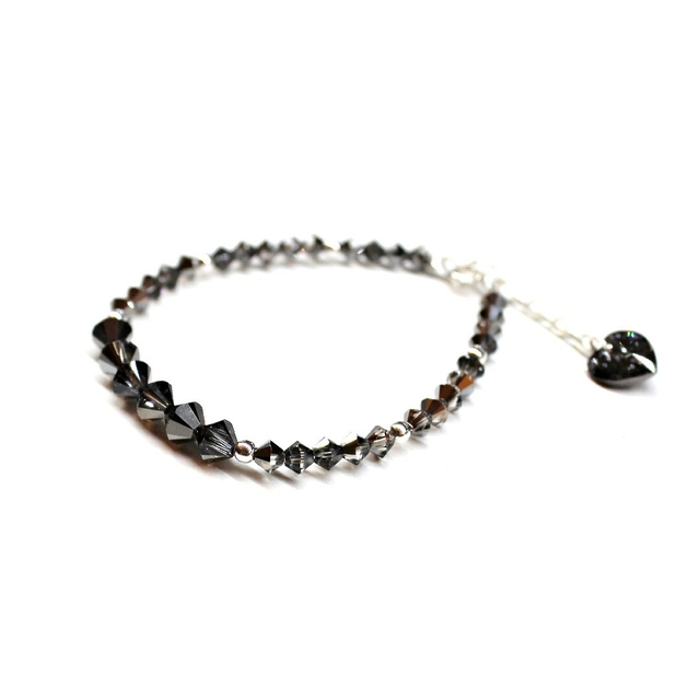 Pulsera De Cristal Mix Con Dije thumbnail 2