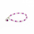 Pulseras Round Rosas - Preciosa® Crystals 4 mm - Blühend Crystals