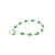 Pulseras Round Azules y Verdes - Preciosa® Crystals 4 mm - Blühend Crystals